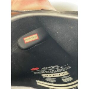 Hunter Original Tall Gloss Rain Boots Black WFT1000RGL Womens US 6 EU 37 UK 4